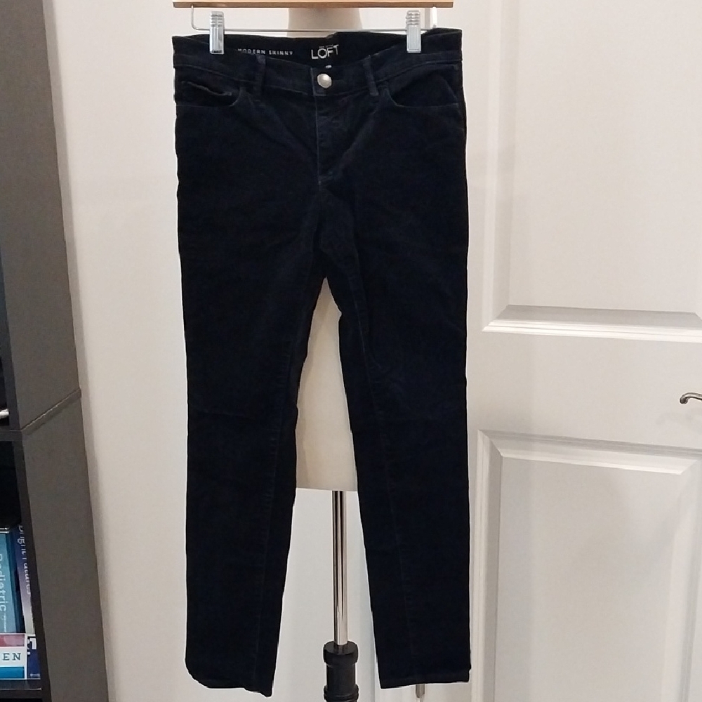 LOFT Navy Skinny Jeans